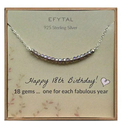 18th birthday necklace gift