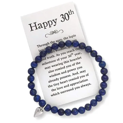 30th birthday gift bracelet
