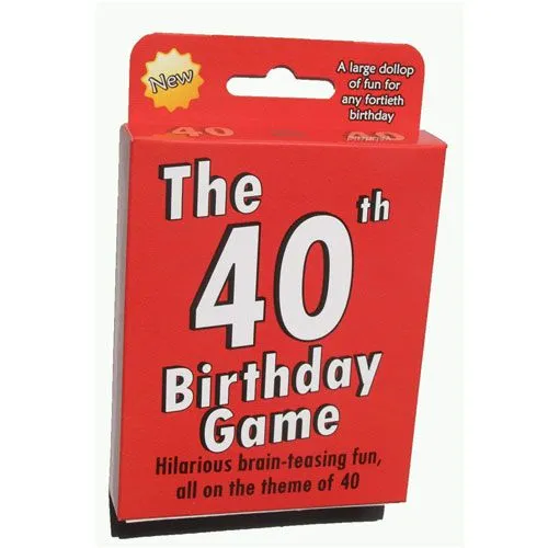 the 40th birthday game