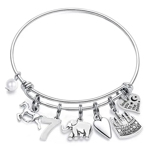 birthday bracelet gift for 7 year old girls