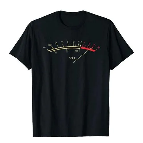 retro vu meter t-shirt