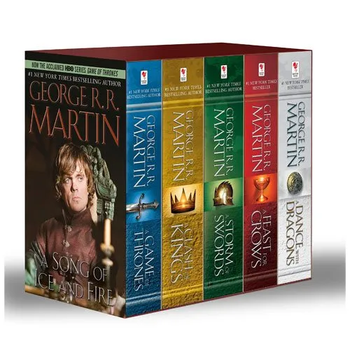a game of thrones novel box set