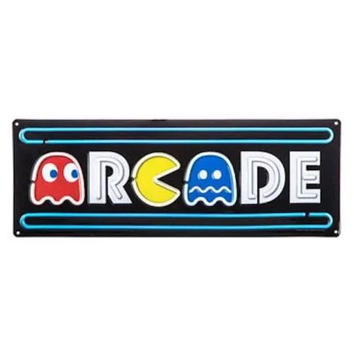 arcade room wall art sign