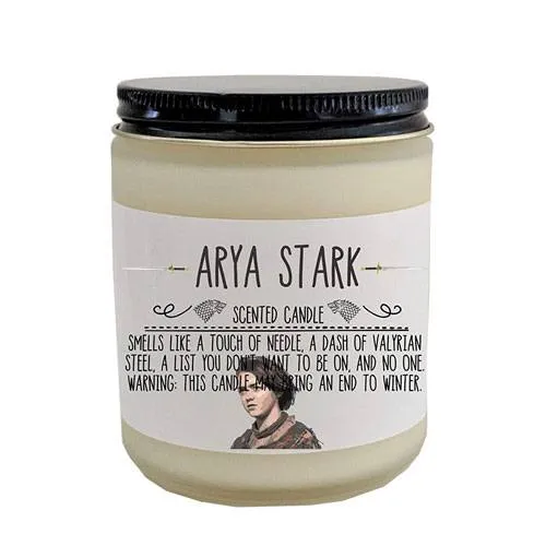 arya stark scented candle