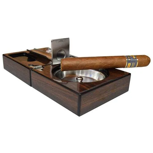 compact ashtray and cutter