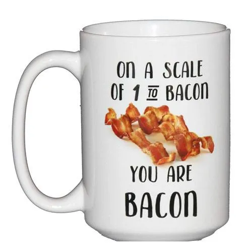 bacon coffee mug
