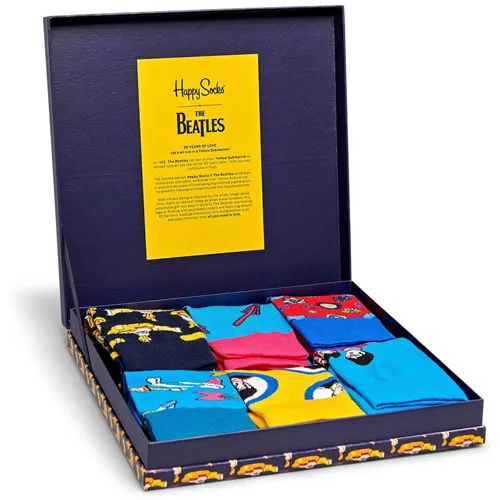 beatles socks gift set