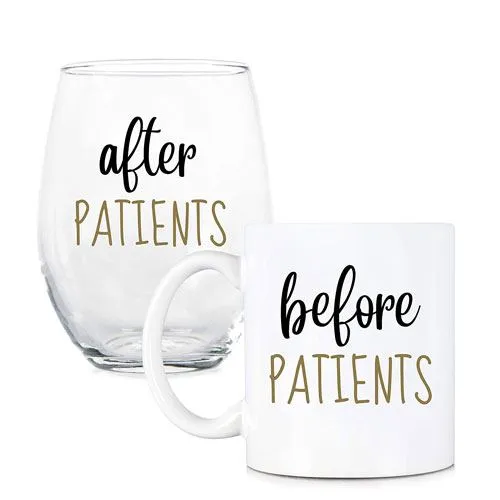 before after patients cups gift