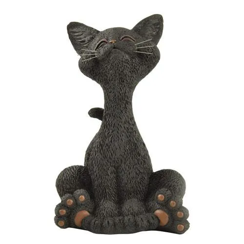 black cat figurine