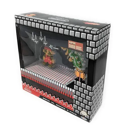 bowser vs mario figure set