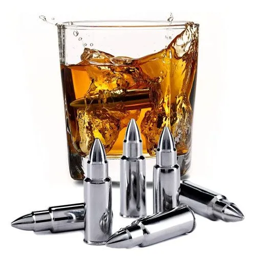bullet shape whiskey stones gift