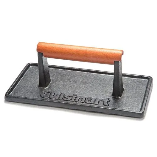 cast iron grill press