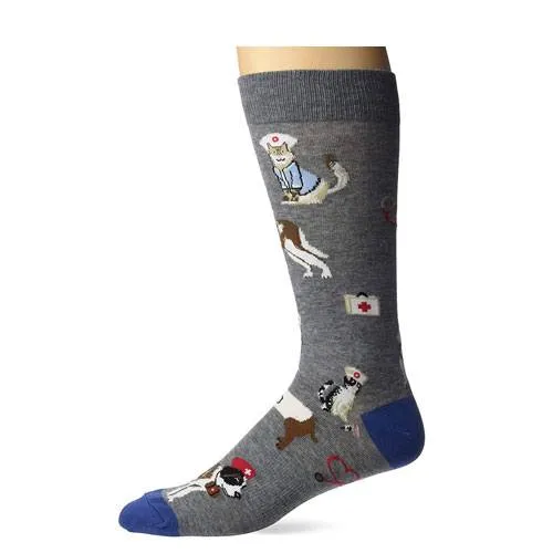 cat dogs veterinarian socks