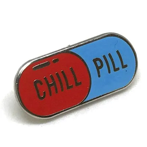 chill pill lapel