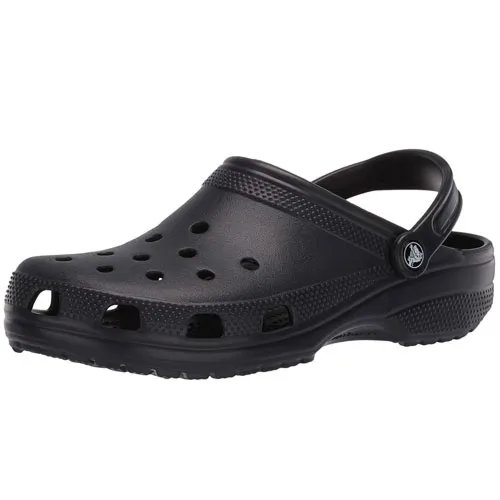 black classic crocs