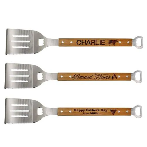 custom engraved bbq spatula