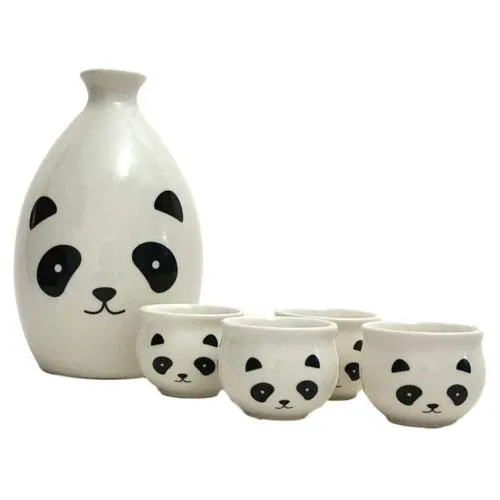 cute panda sake set
