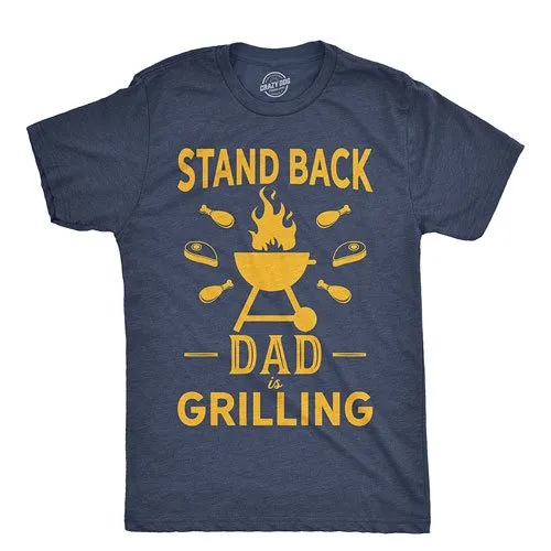 dad is grilling shirt apparel