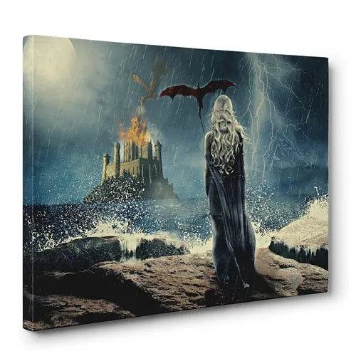 mother of dragons wall art
