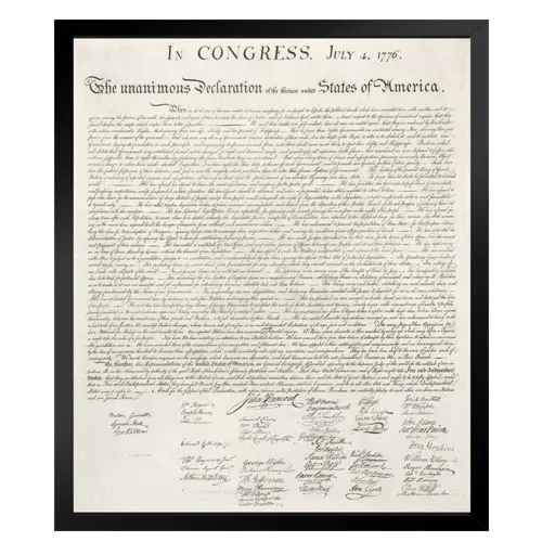 declaration of independence gift idea