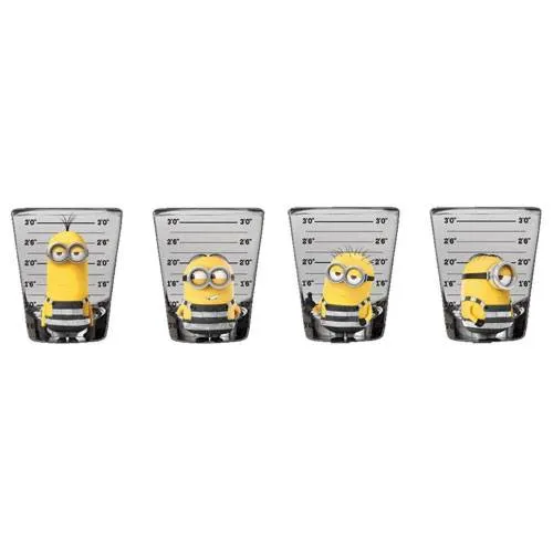 despicable me shot glasses
