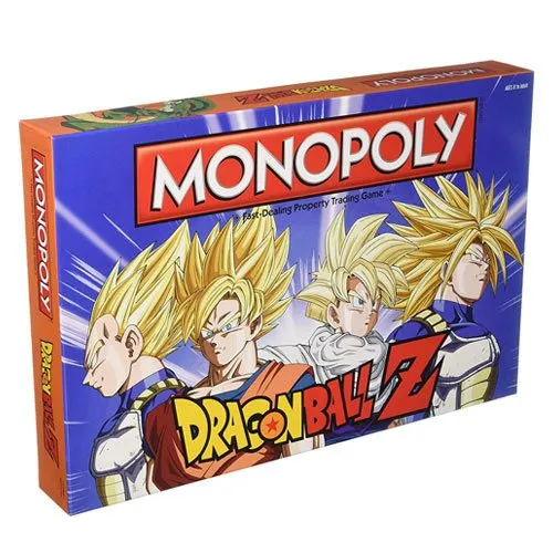 dragon ball z monopoly board game