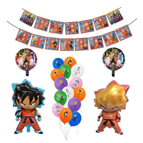 DBZ party decorations set