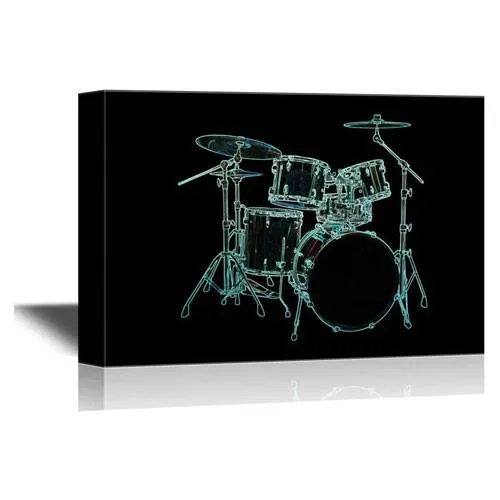 drummer canvas wall art