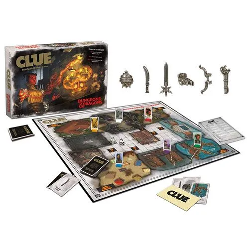 dungeons and dragons clue board game