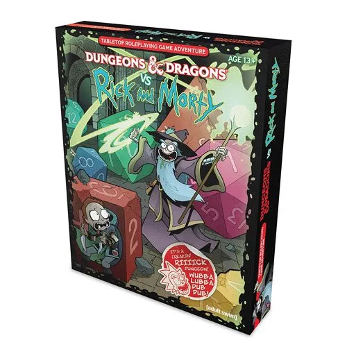 dungeons and dragons vs rick and morty set