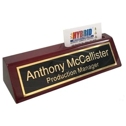 engraved desk name plate