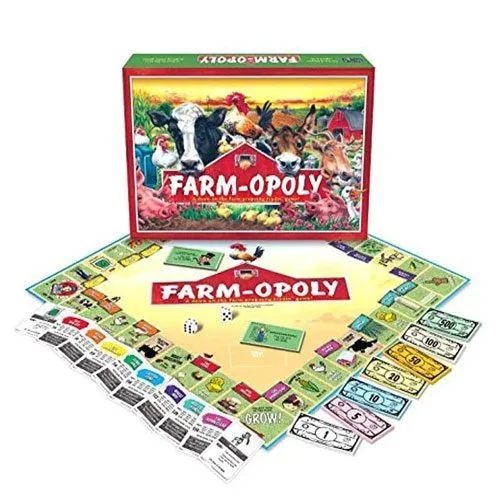 farm-opoly board game gift idea