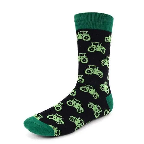 farming tractors socks