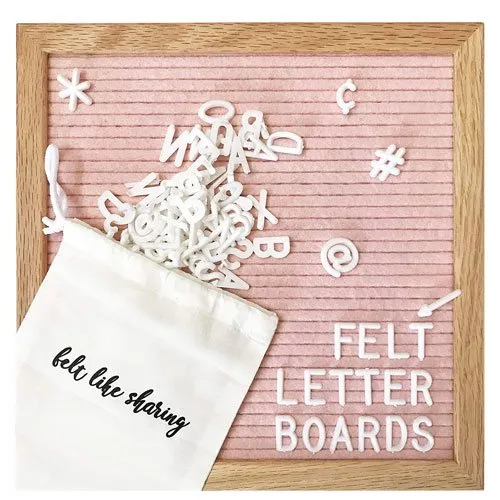 felt letter board present