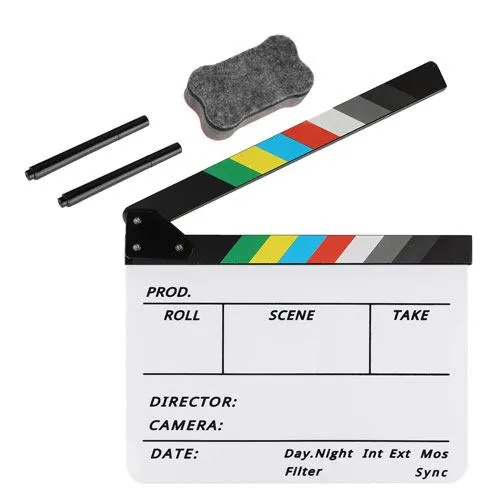 film clapboard set