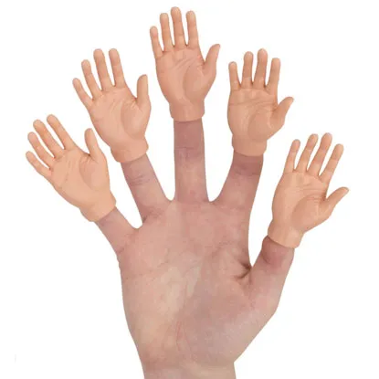 weird finger hand puppets