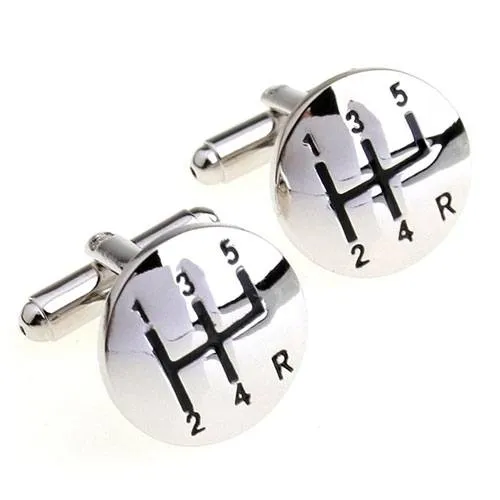 gear shift cufflinks