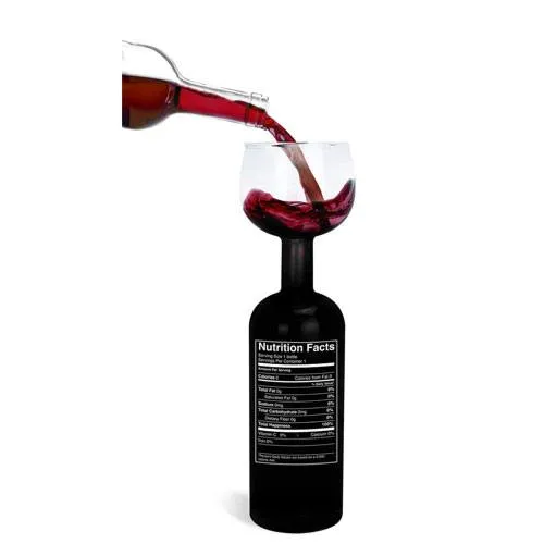 giant wine bottle glass