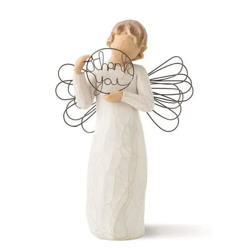 hand painted thank you figure