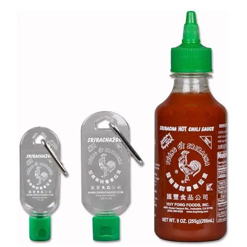 hot sauce keychain