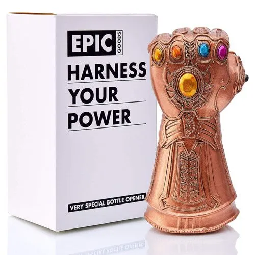 infinity gauntlet bottle opener