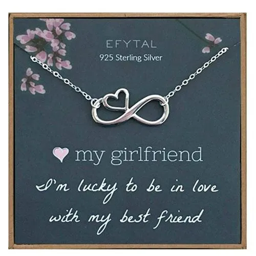 infinity heart necklace