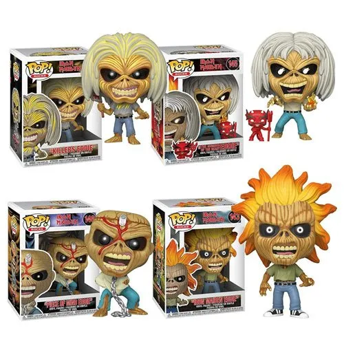 iron maiden figurines set