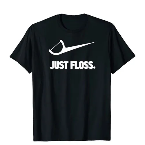 just floss dentist shirt gift