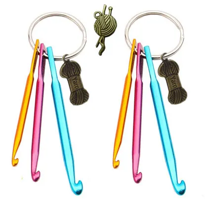 knitting keychain