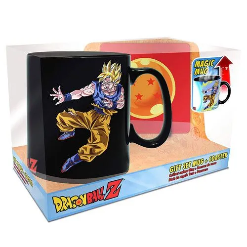 magic goku mug gift set