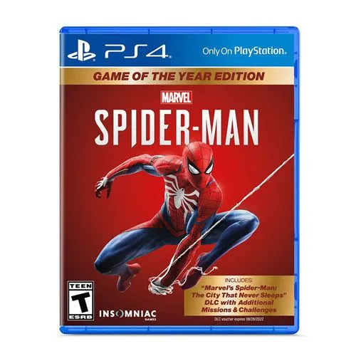 spiderman ps4 game of the year