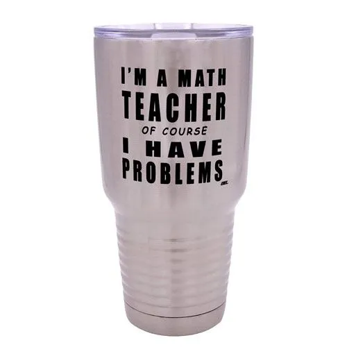 math teacher tumbler gift