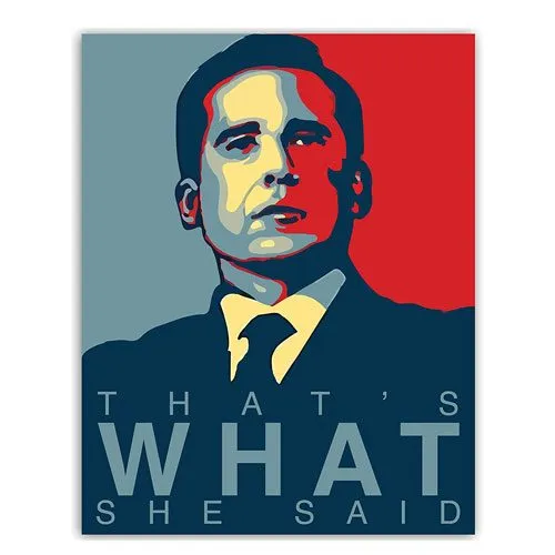 michael scott quote poster