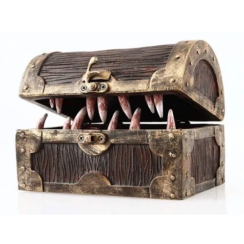 mimic chest dice storage box